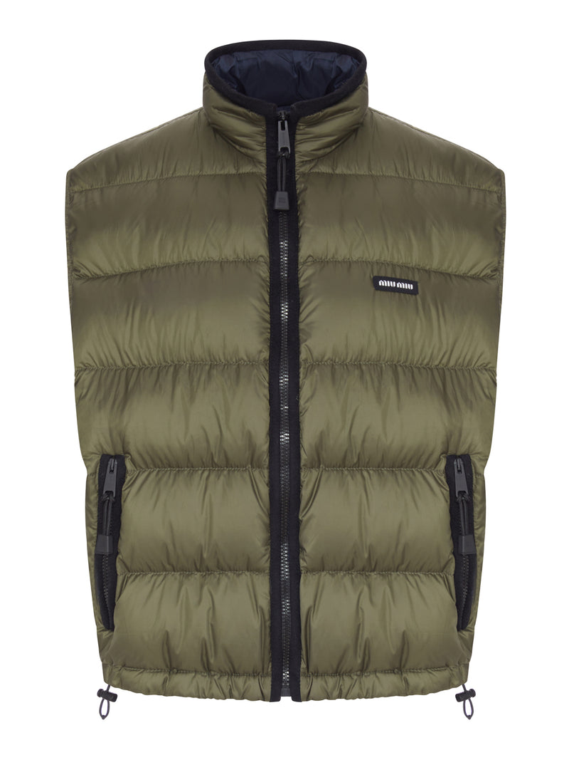 LIGHT PONGÉ PADDED VEST