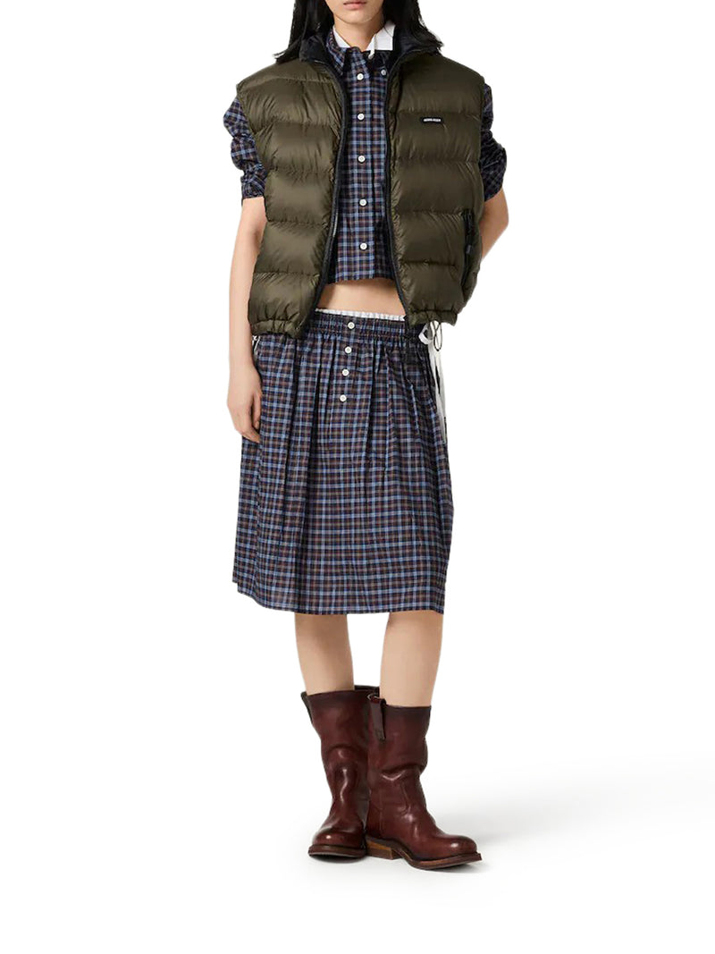 LIGHT PONGÉ PADDED VEST