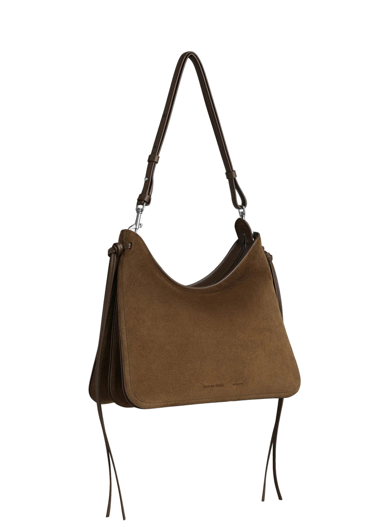 KHAKI SUEDE GIG BAG