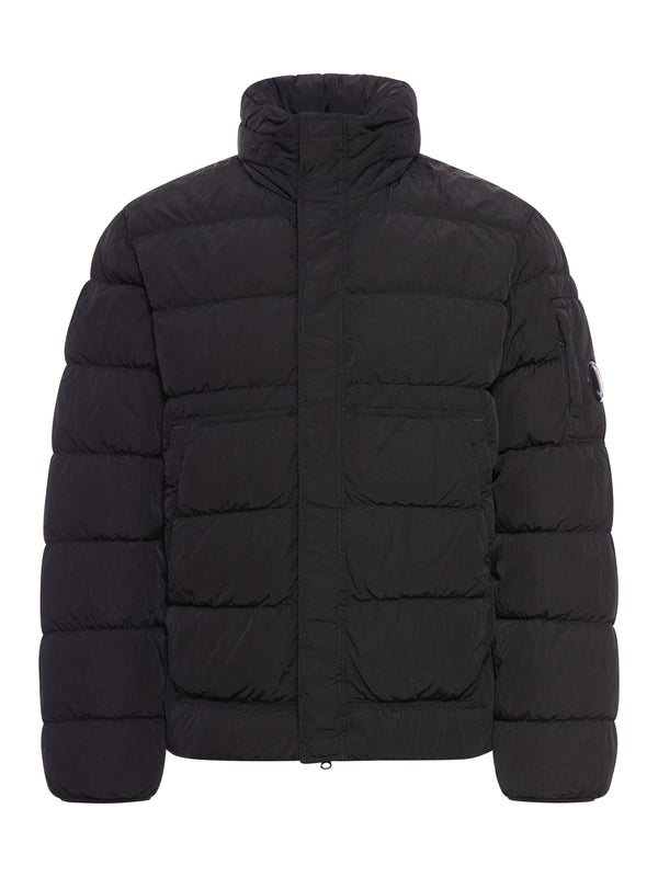 CHROME-R HOODED LENS DOWN JACKET