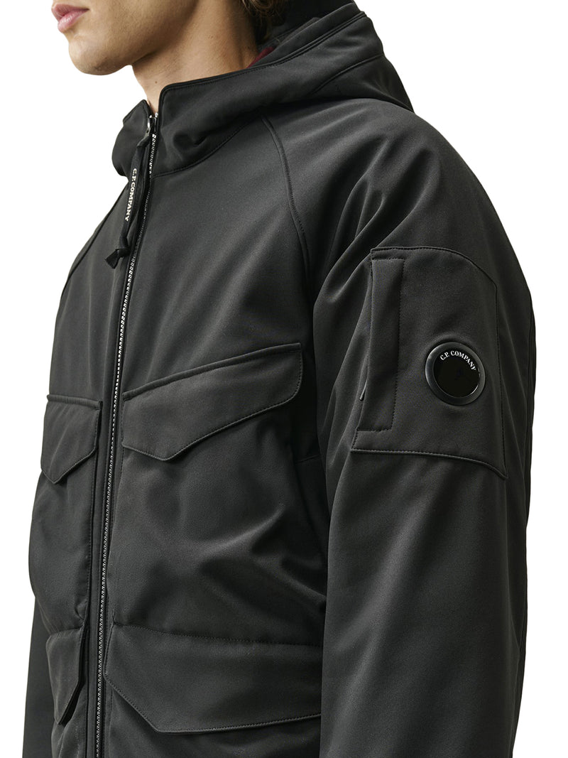 C.P. SHELL-R PADDED HOODED LENS JACKET