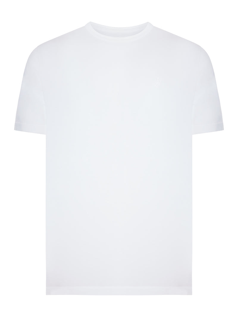 T-SHIRT WITH EMBROIDERED ANCHOR