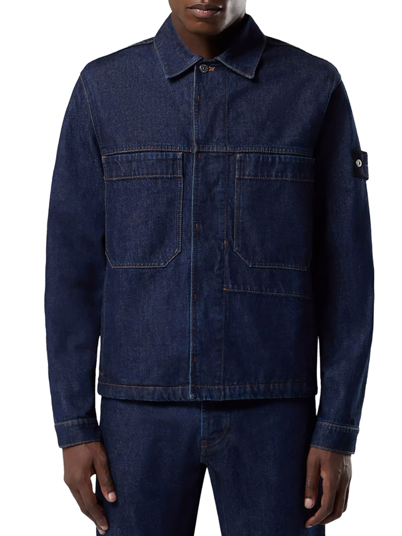 DENIM OUTWEAR WITH PATCH POCKETS