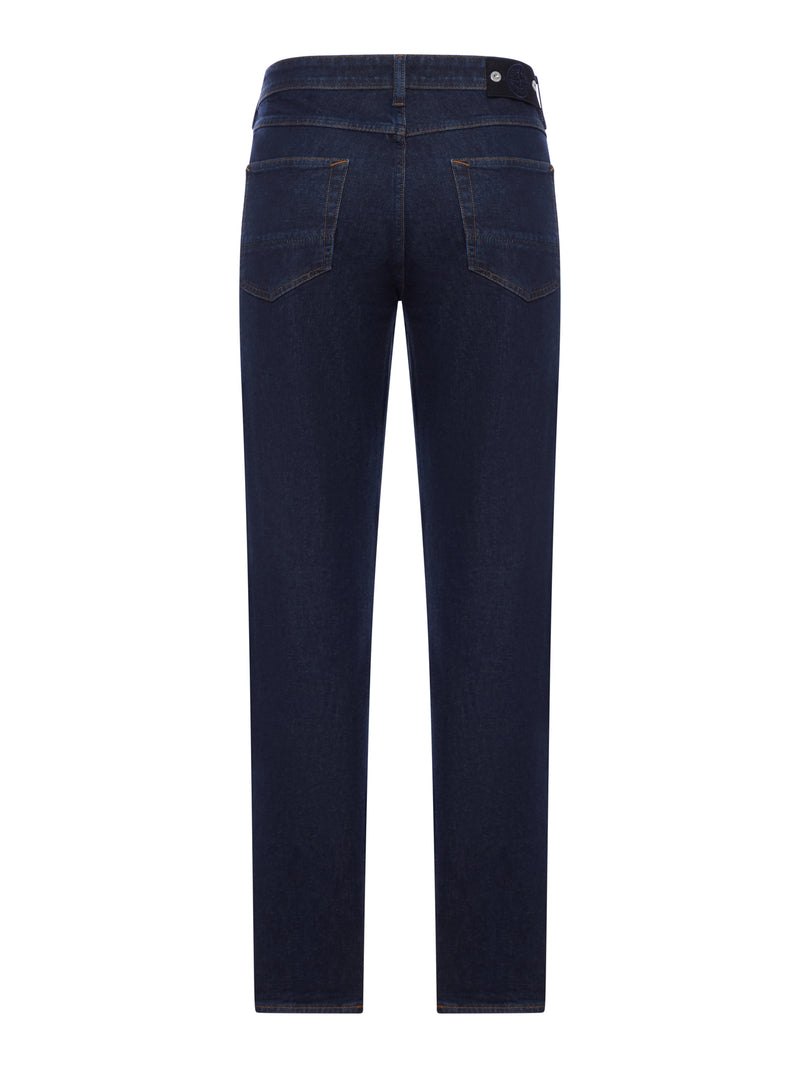 SLIM JEANS WITH COMPASS LOGO