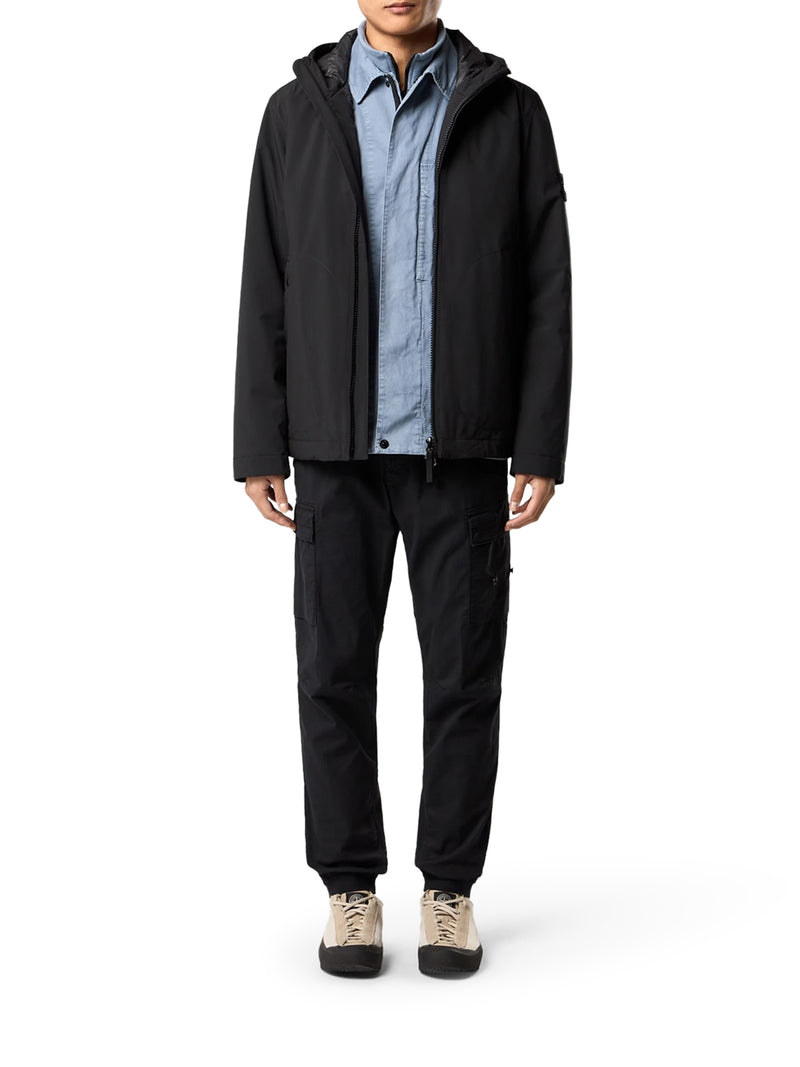 TECHNICAL JACKET WITH HOOD AND ZIP