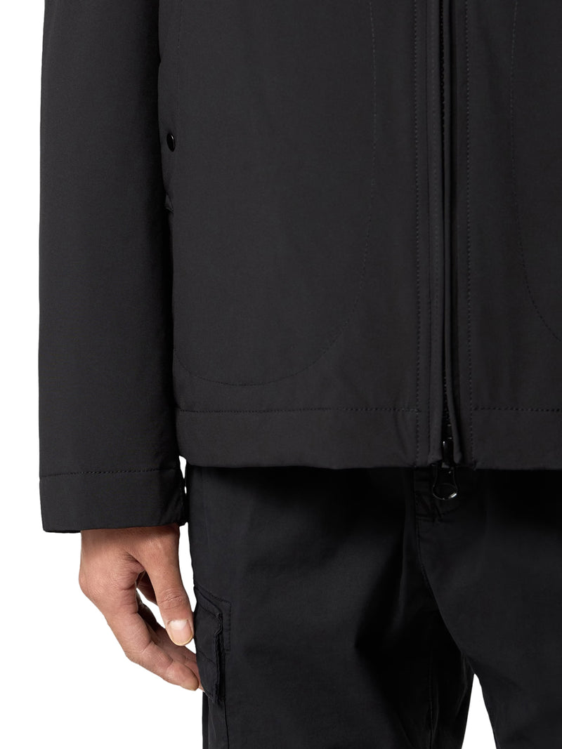TECHNICAL JACKET WITH HOOD AND ZIP