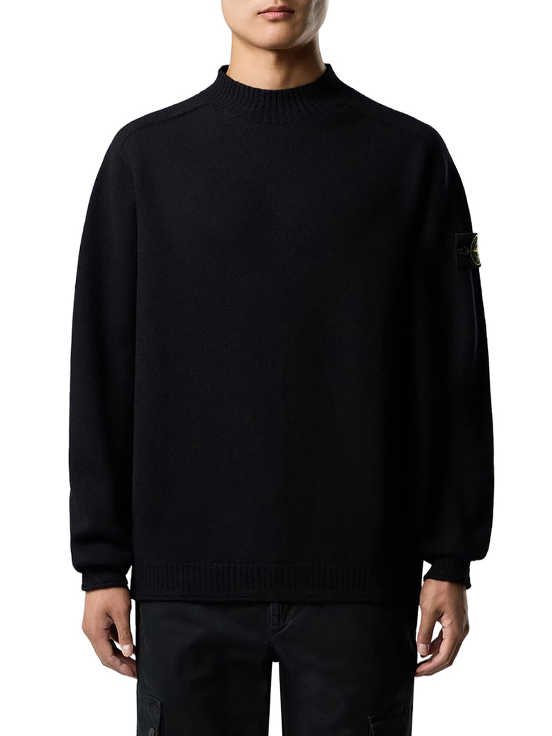 RWS FELTED WOOL SWEATER WITH RAGLAN SLEEVES