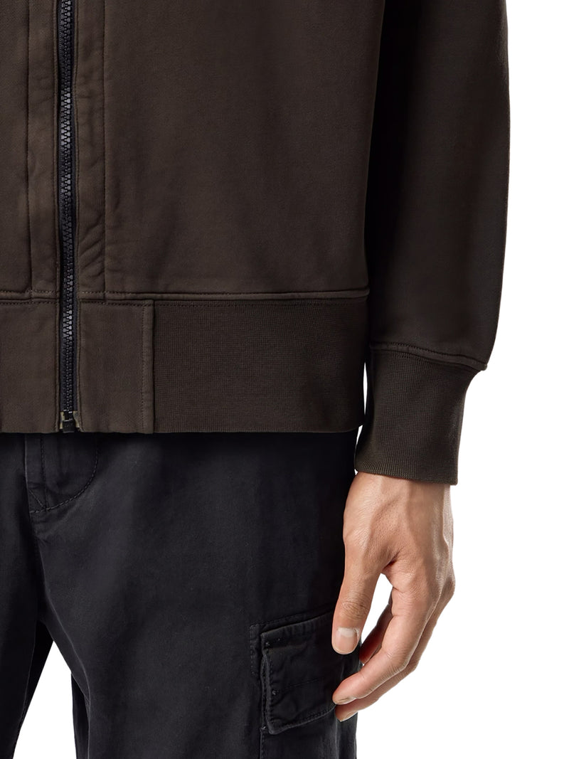 COTTON ZIP-UP HOODIE