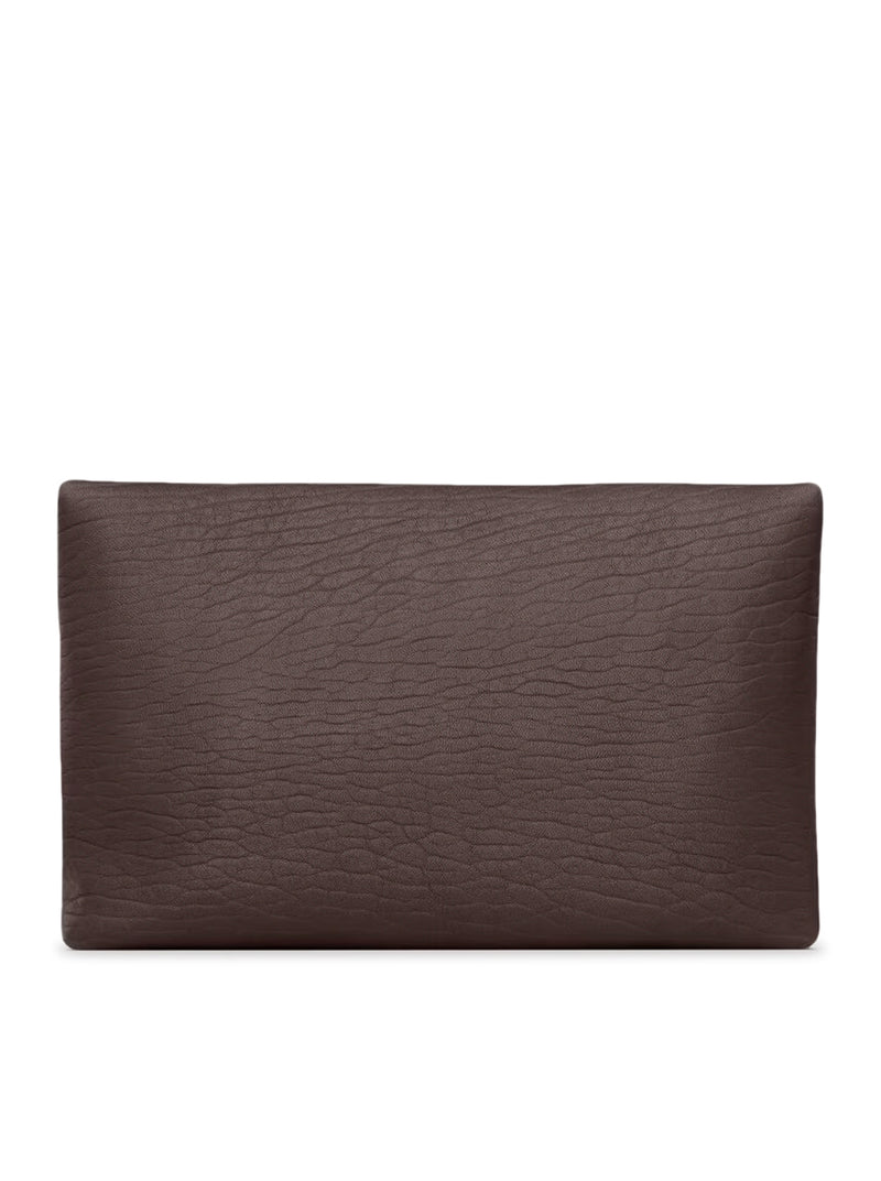 CASSANDRE LARGE LAMBSKIN ENVELOPE POUCH