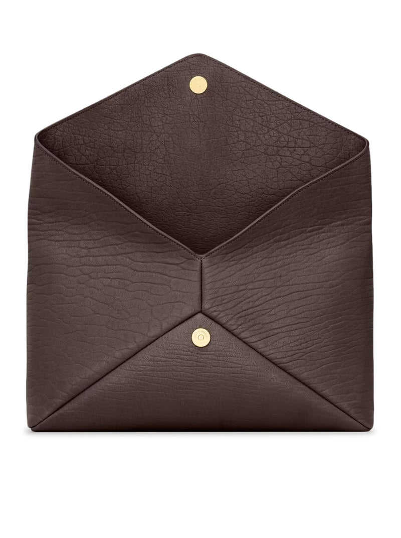 CASSANDRE LARGE LAMBSKIN ENVELOPE POUCH