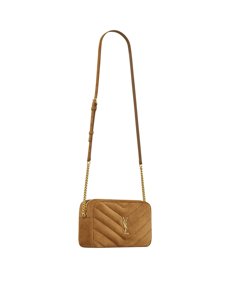 LOULOU CAMERA BAG IN MATELASSÉ SUEDE