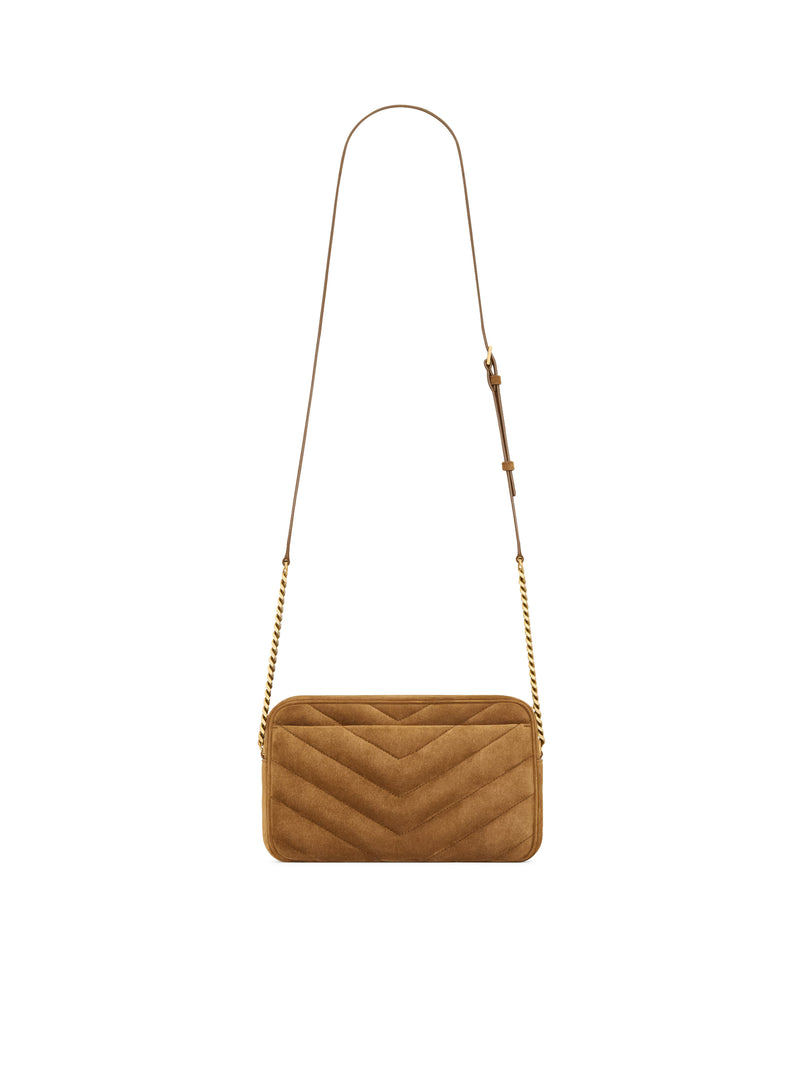 LOULOU CAMERA BAG IN MATELASSÉ SUEDE
