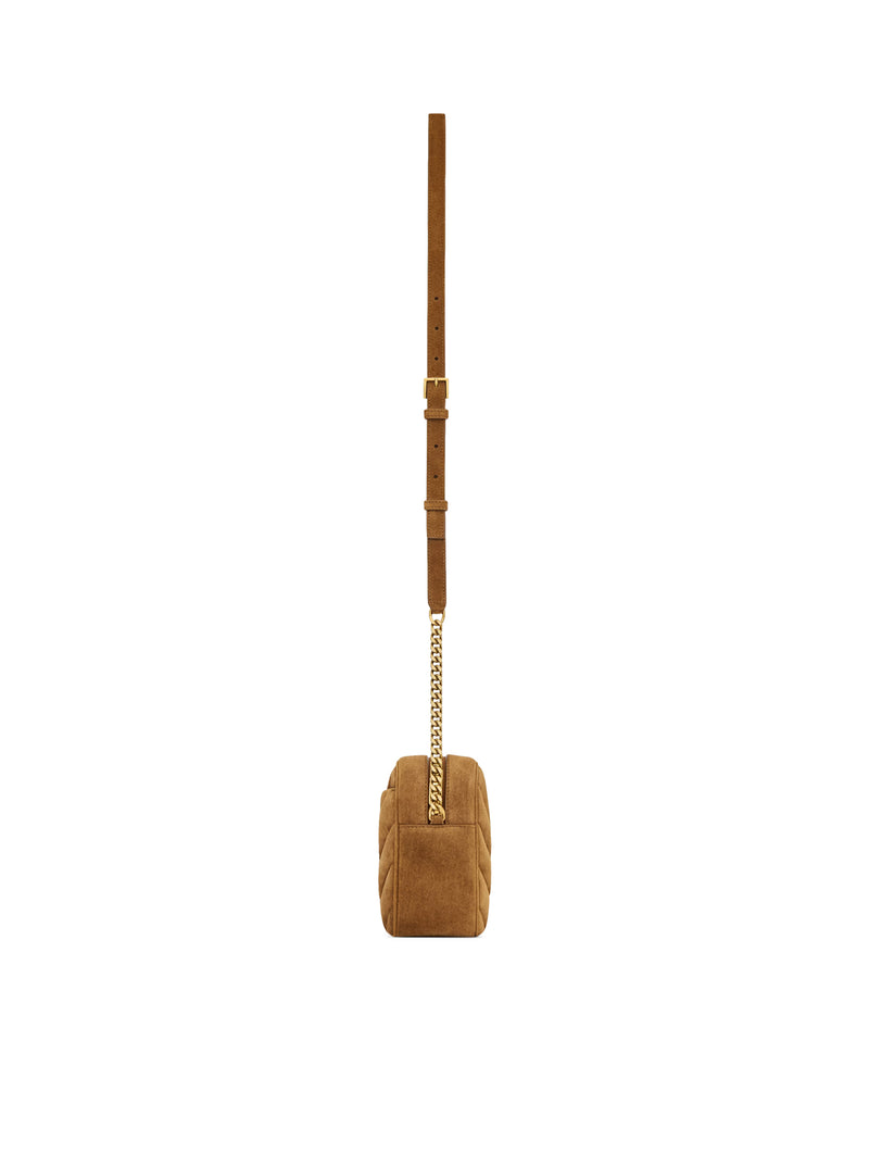 LOULOU CAMERA BAG IN MATELASSÉ SUEDE