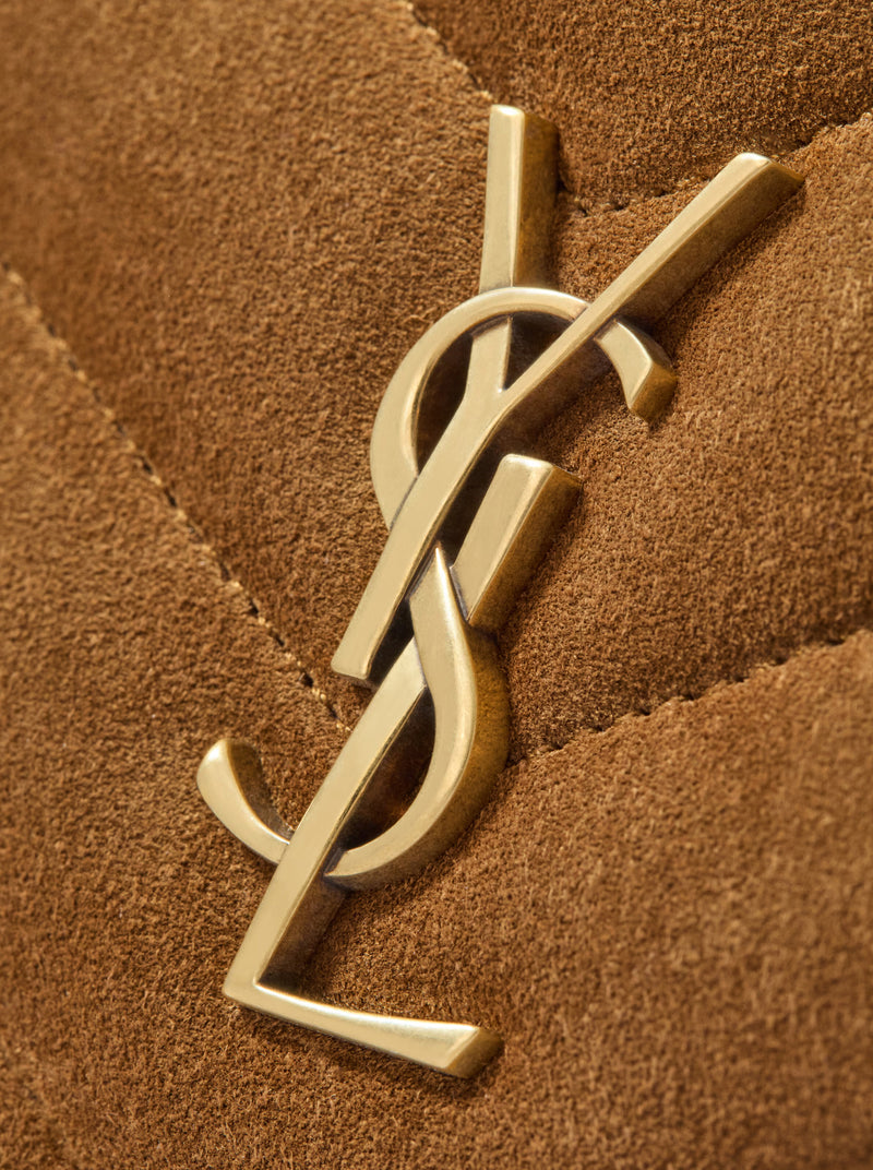 LOULOU CAMERA BAG IN MATELASSÉ SUEDE