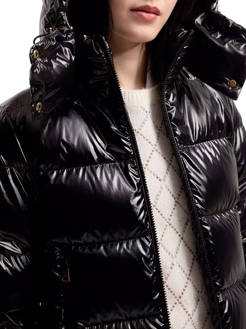 NIVEOLE SHORT NYLON DOWN JACKET