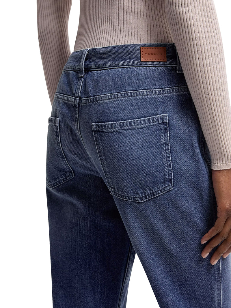 WIDE LEG DENIM JEANS