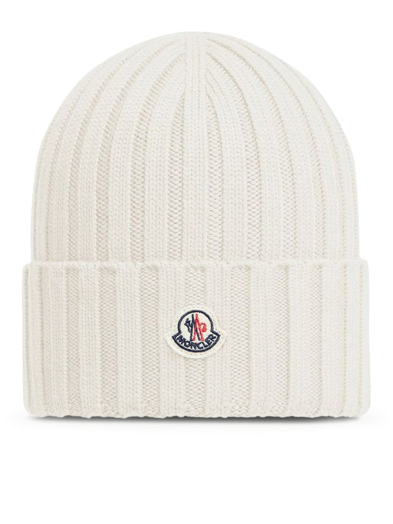 LOGO-EMBROIDERED WOOL BEANIE