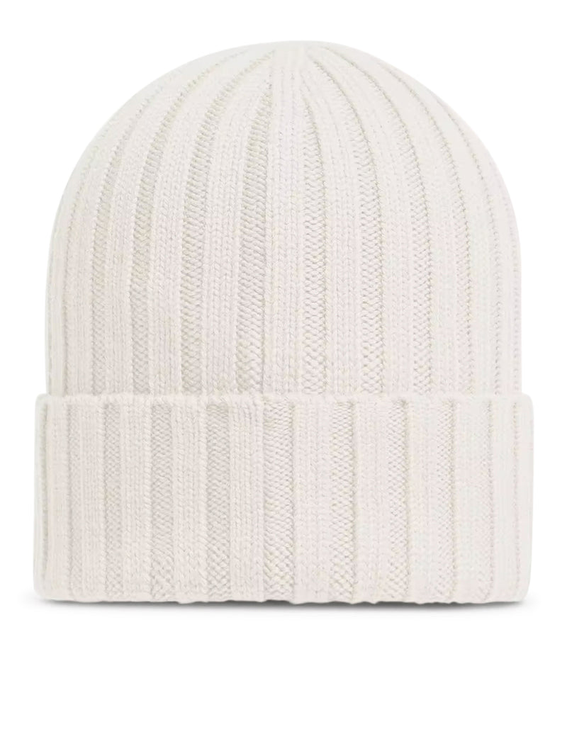 LOGO-EMBROIDERED WOOL BEANIE