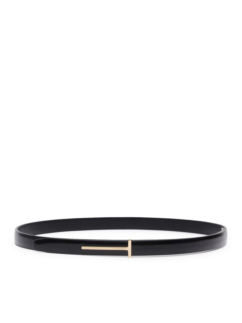 THIN BRUSHED LEATHER BELT