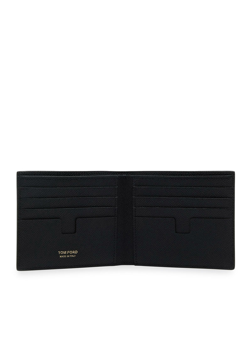 T-LINE WALLET IN HAMMERED LEATHER
