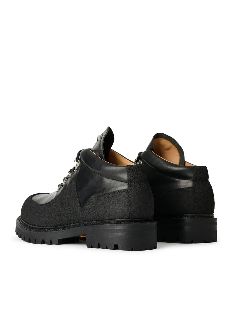 QUEST BOOT IN BLACK COWHIDE LEATHER
