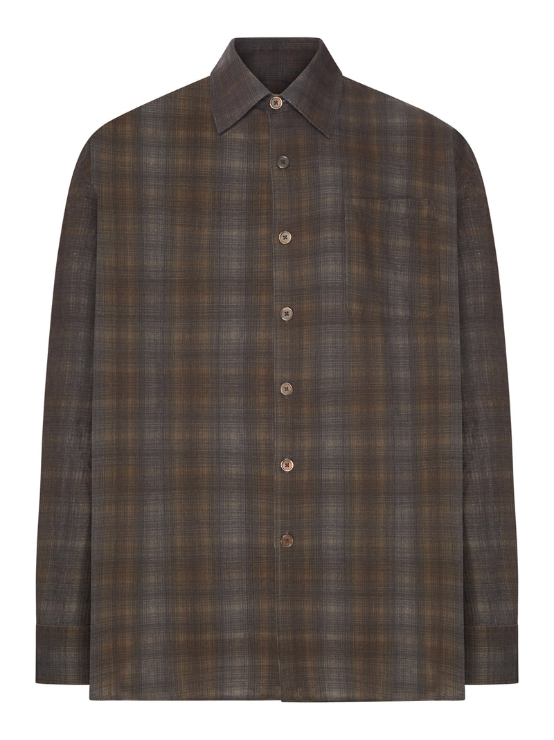 BORROWED CHECKED SHIRT