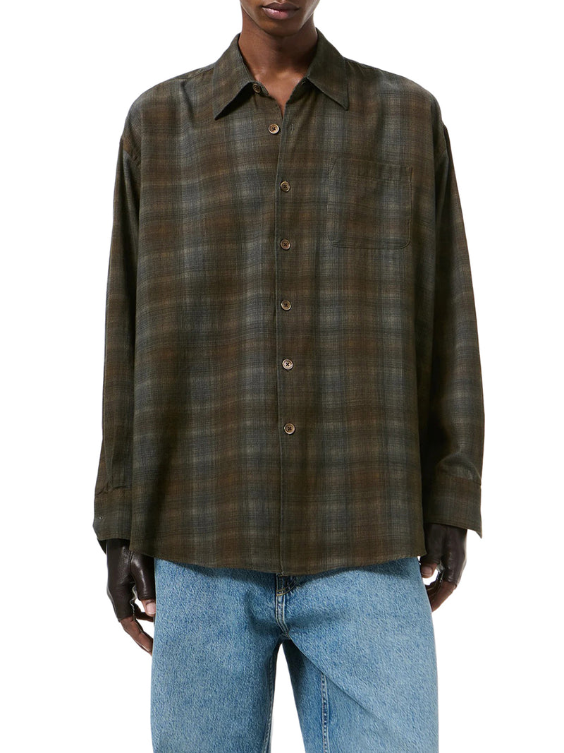 BORROWED CHECKED SHIRT