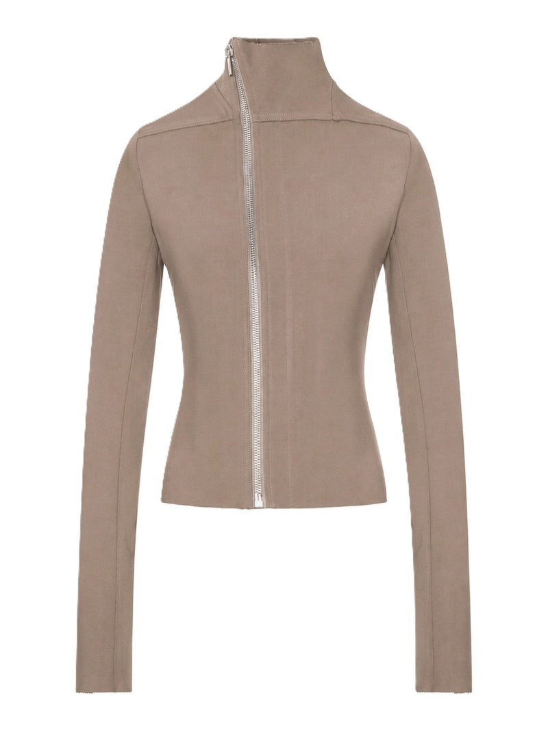 GARY FITTED JACKET WITH ASYMMETRIC ZIP