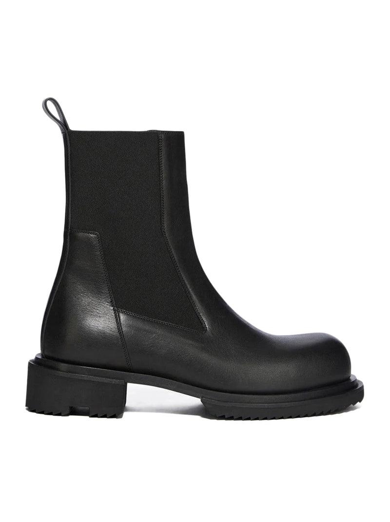 BOGUN BLACK LEATHER BOOTS