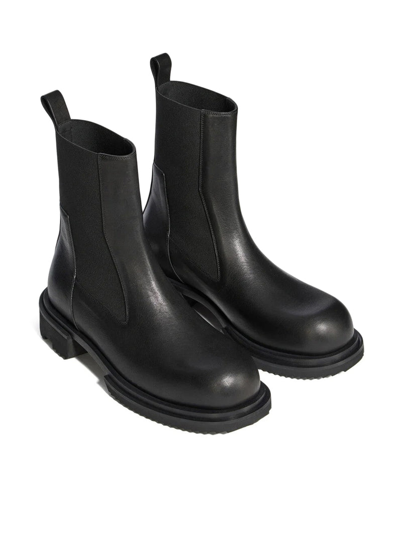BOGUN BLACK LEATHER BOOTS