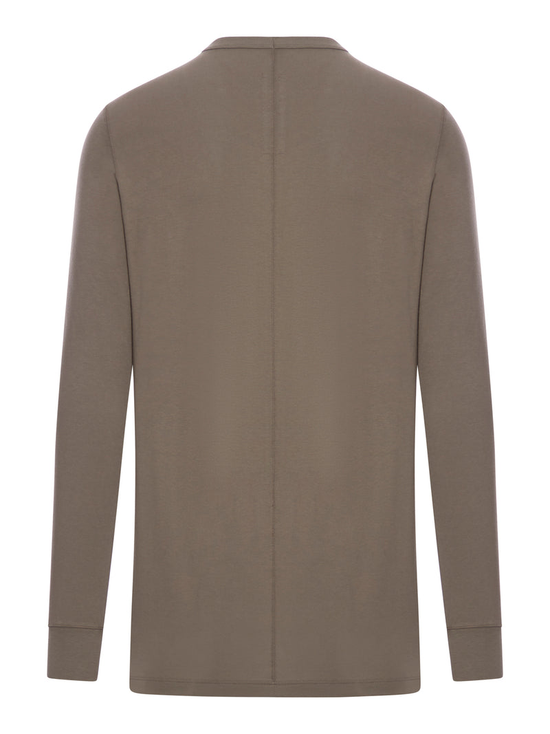 LONG-SLEEVED COTTON JERSEY T-SHIRT