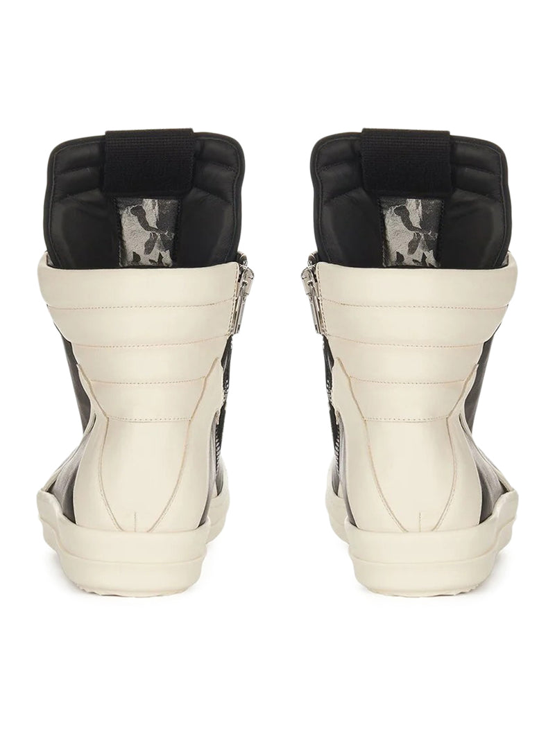 GEOBASKET HIGH-TOP LEATHER SNEAKERS