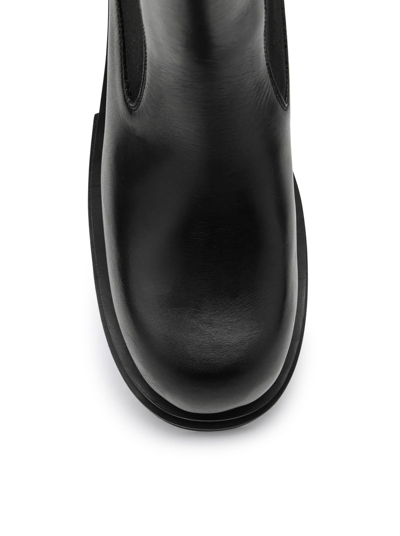 BOGUN BLACK LEATHER BOOTS