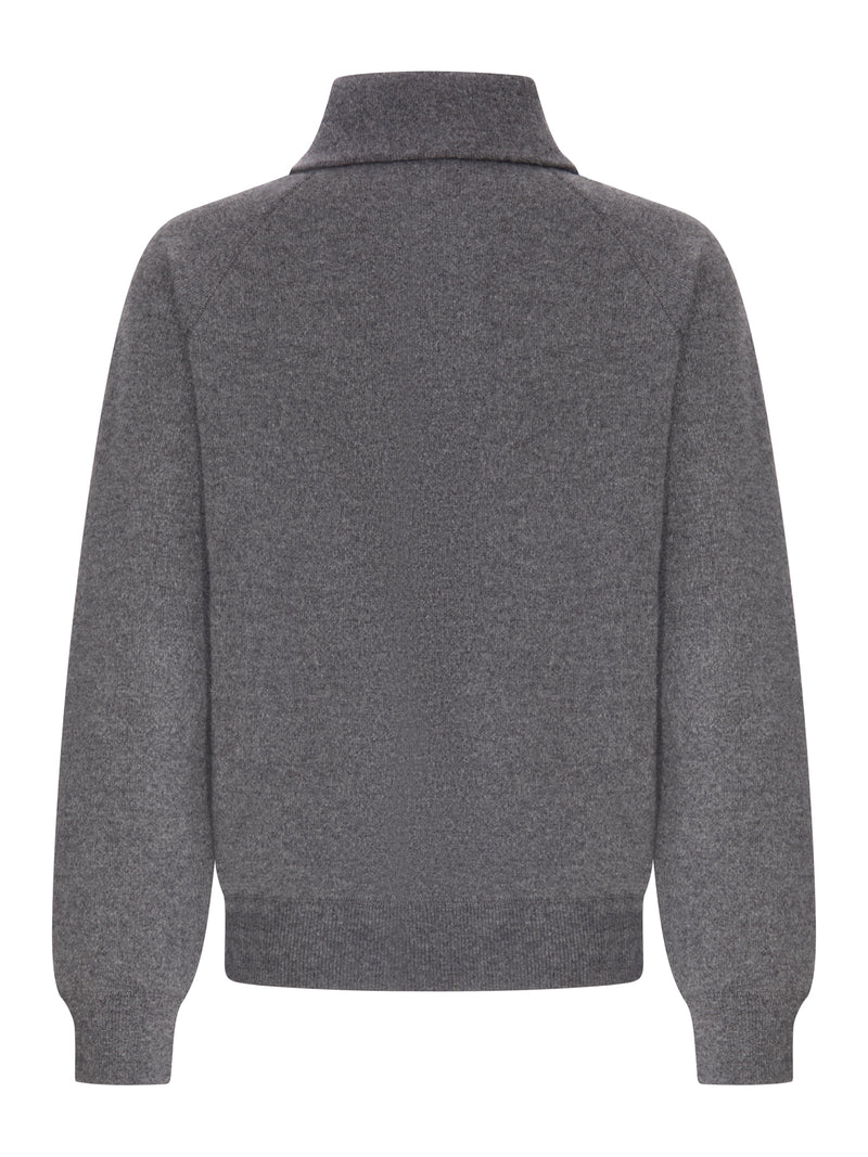 KNITTED POLO SHIRT WITH PRADA LOGO