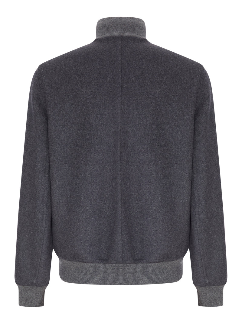 WOOL AND CASHMERE BLOUSON