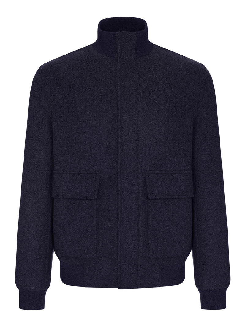 WOOL AND CASHMERE BLOUSON