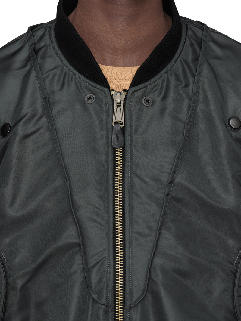 REVERSIBLE NYLON BOMBER
