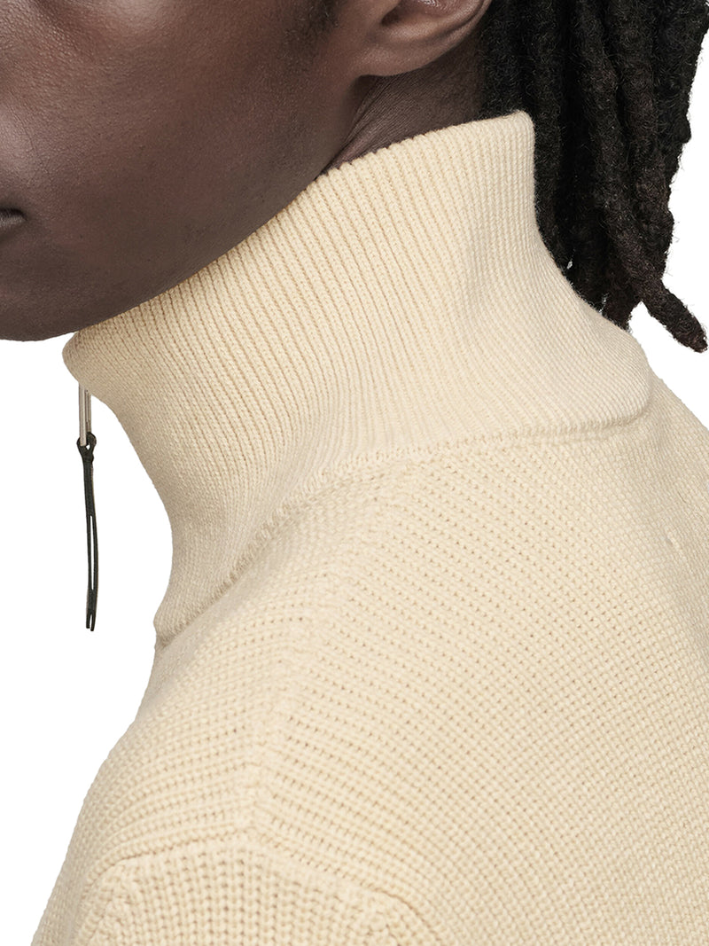 JERSEY KNIT CARDIGAN WITH ZIP