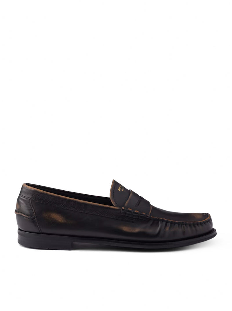 ANTIQUE LEATHER LOAFERS