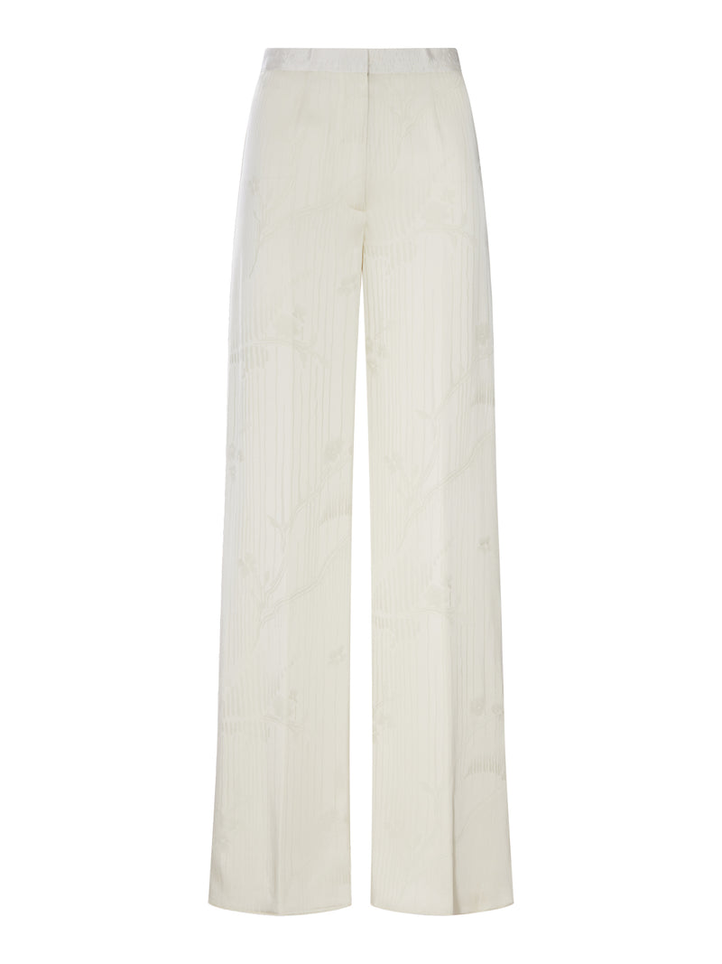 WIDE-LEG JACQUARD TROUSERS
