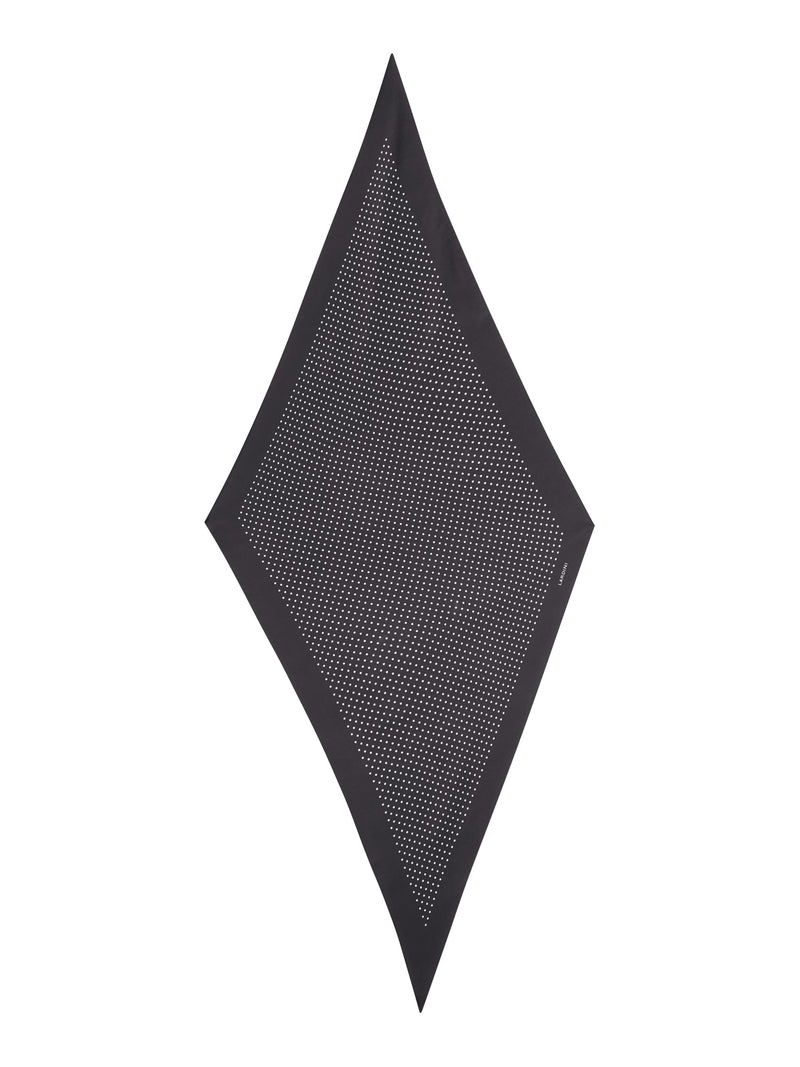 RHOMBUS SCARF WITH MICRO DOTS