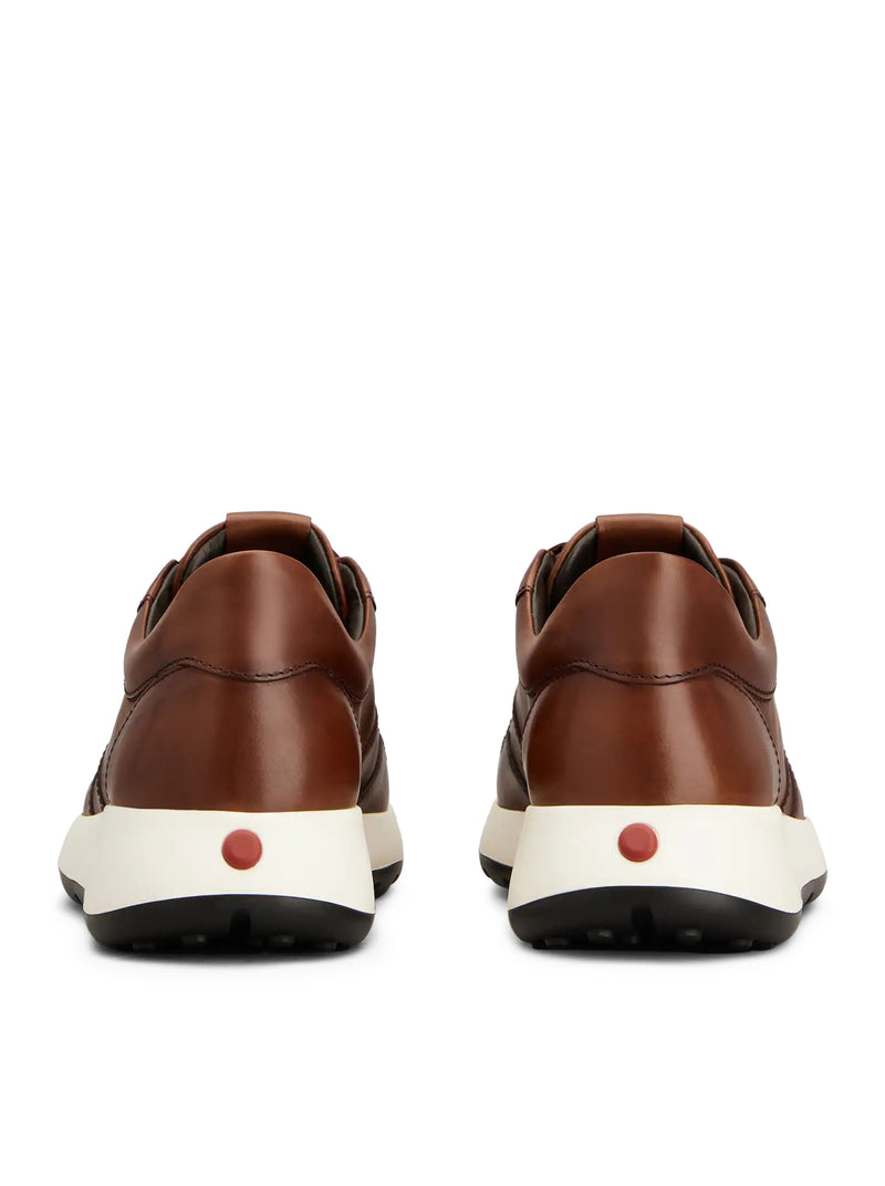 RED DOT LEATHER SNEAKERS