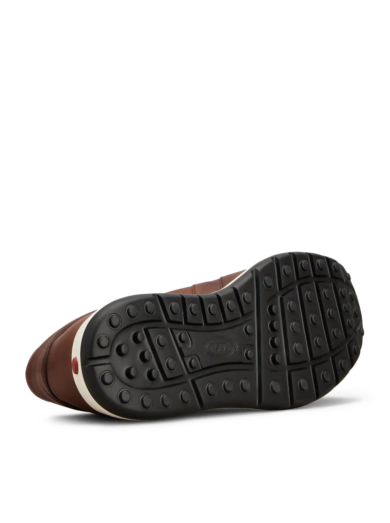 RED DOT LEATHER SNEAKERS