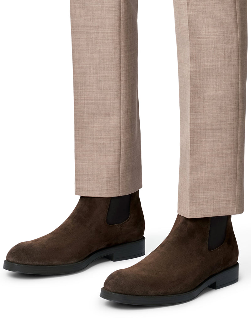 SUEDE CHELSEA BOOTS