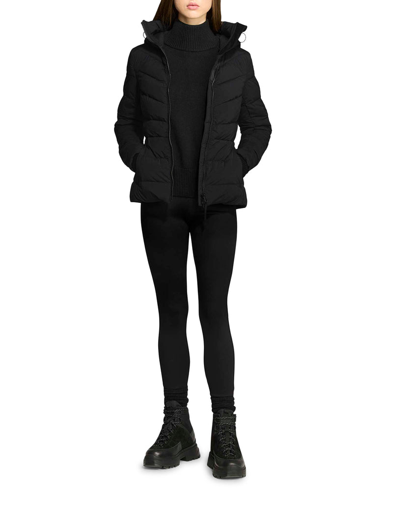 CLAIRE BLACK TAG QUILTED JACKET
