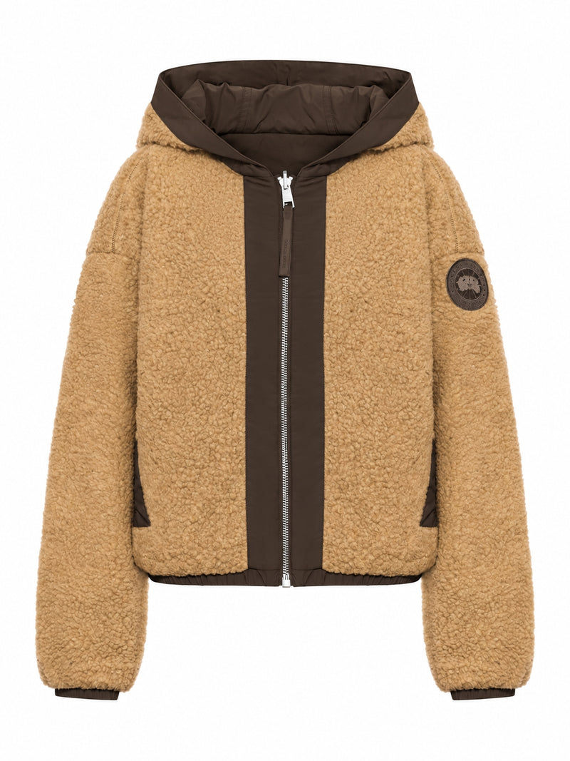 ALBERNI REVERSIBLE FLEECE BOMBER JACKET