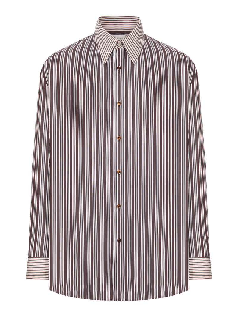 WINCHESTER STRIPED COTTON POPLIN SHIRT