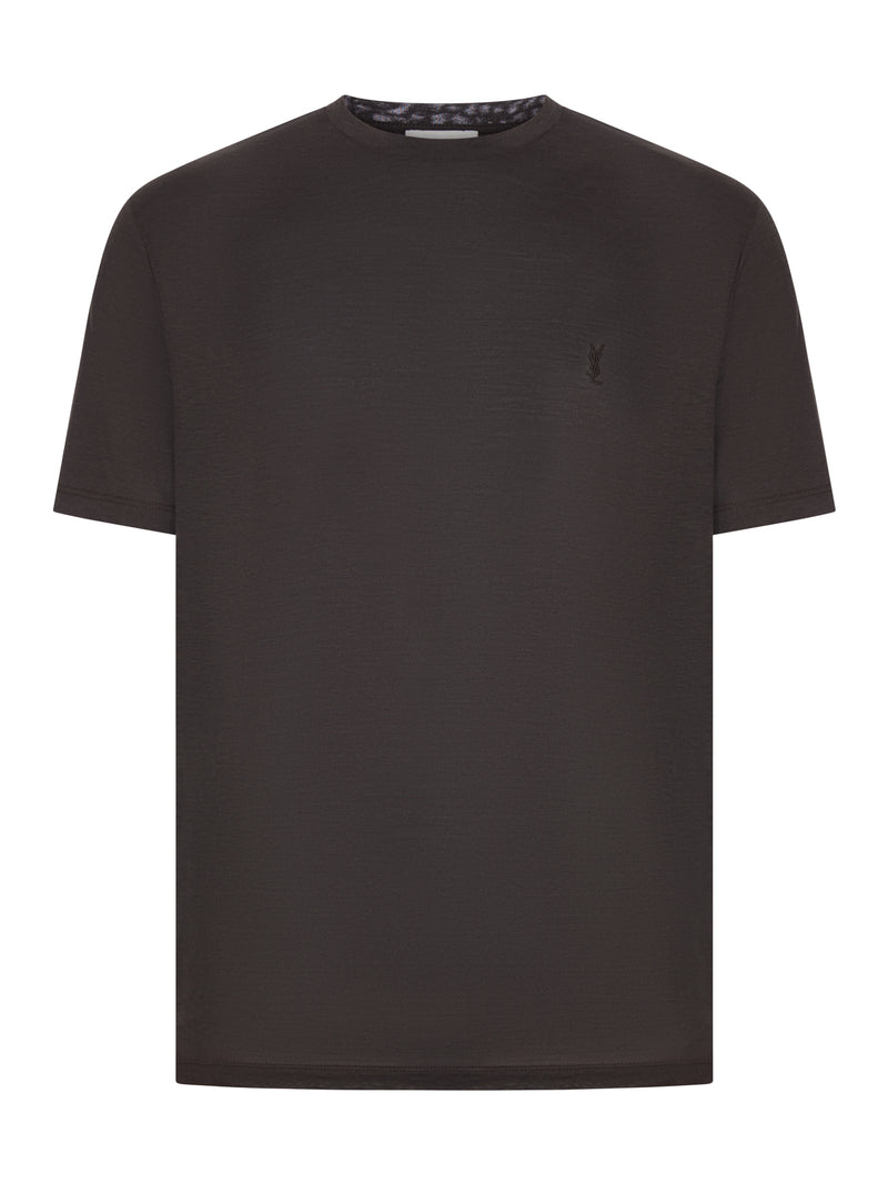 CASSANDRE T-SHIRT IN SILK AND COTTON