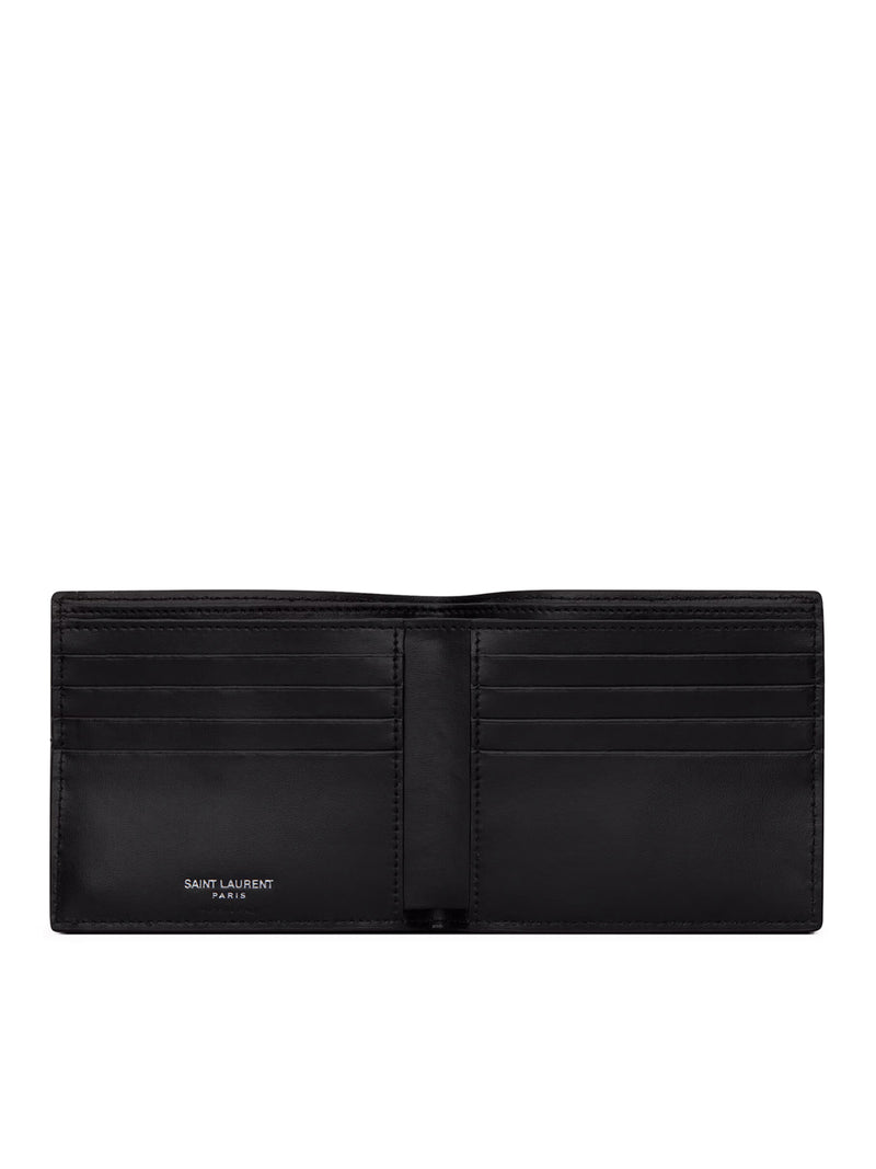 SMALL TINY CASSANDRE EAST/WEST WALLET IN GLOSSY LEATHER