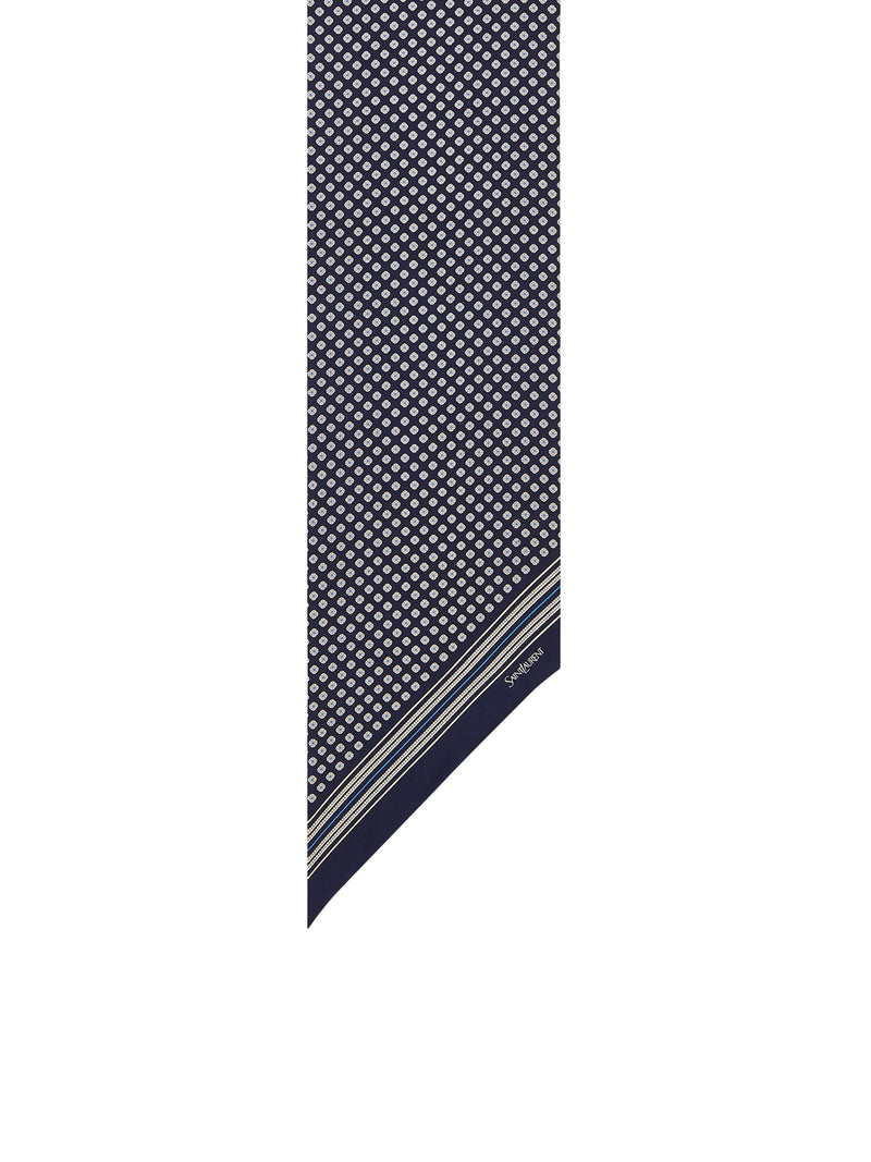 LAVALLIÈRE SCARF IN SILK TWILL